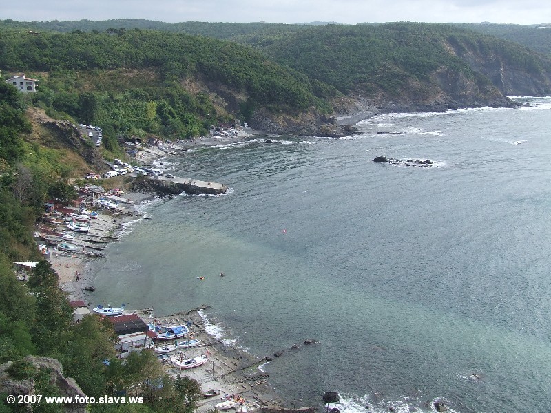 Берег Чёрного моря около Босфора с азиатской стороны