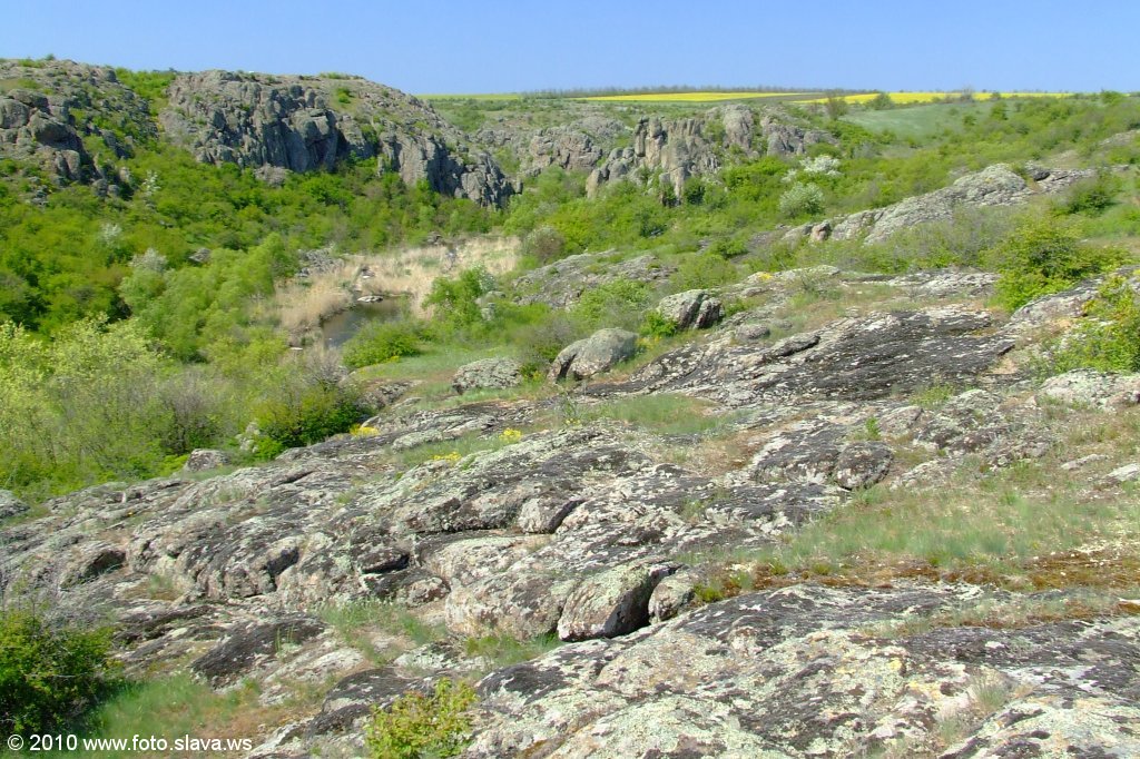 Гранит в Степях Украины