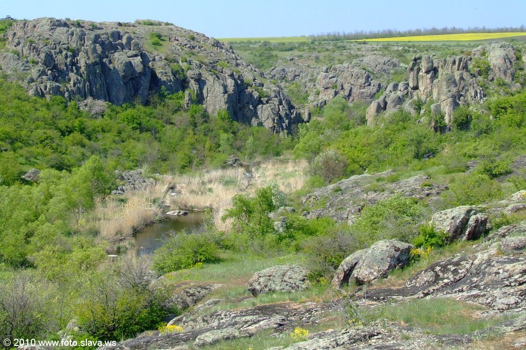 Горный ландшафт в Степи