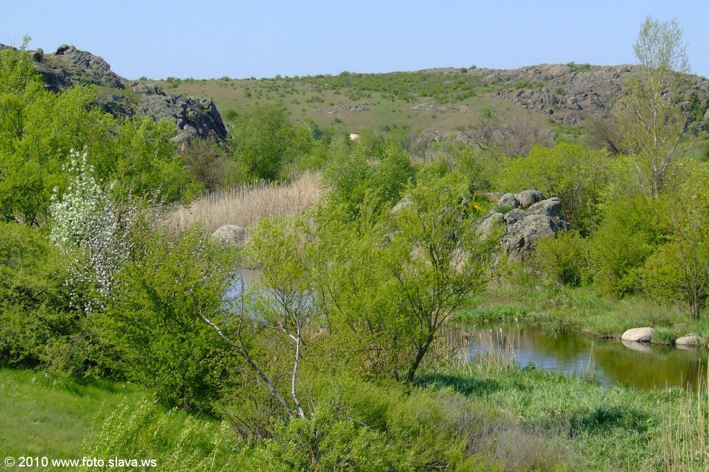 Река Мертвовод весной