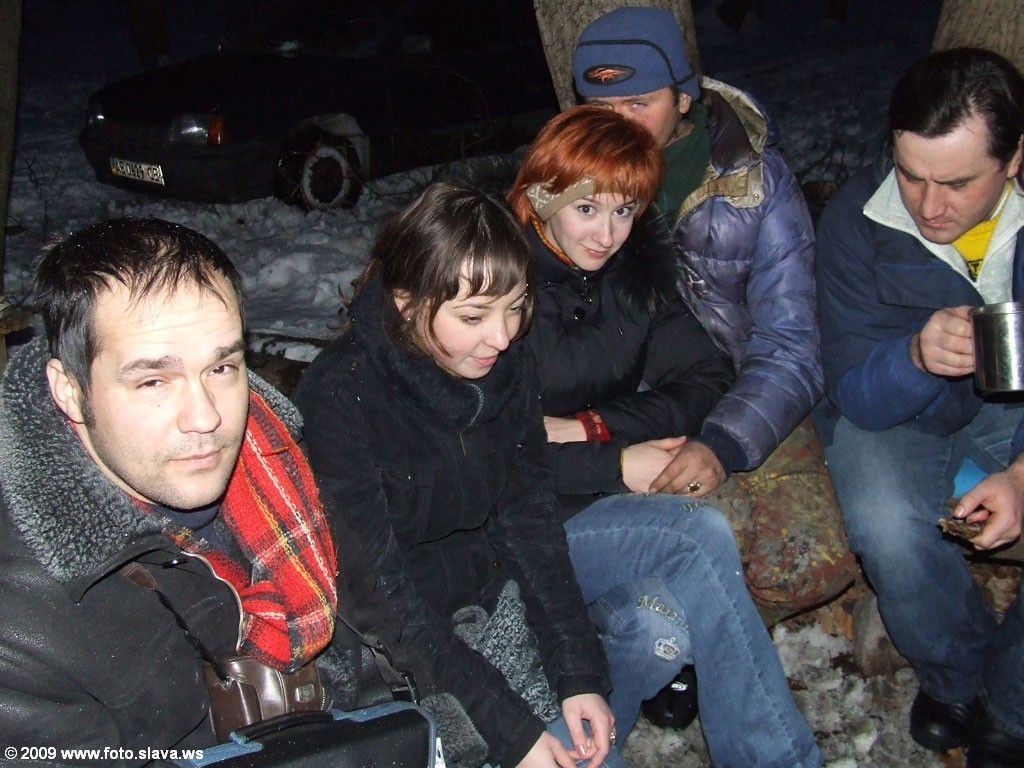 Лёха с девушками из Запорожья