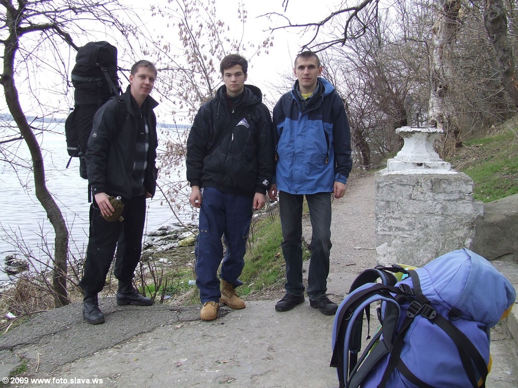 Первая фотография на набережной Новой Каховки