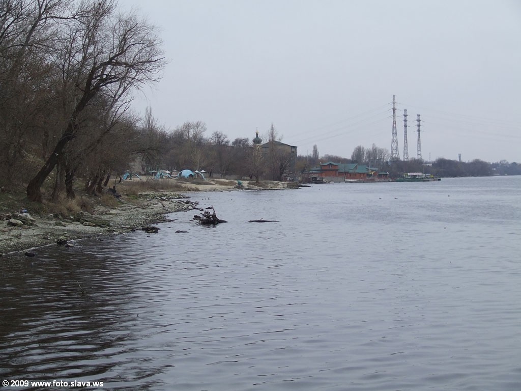 Берег Днепра в г.Новая Каховка