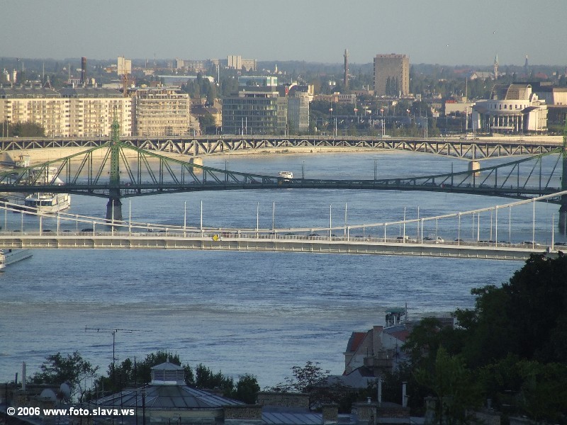 Мосты через Дунай. Будапешт, Венгрия