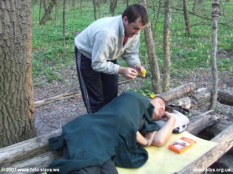 Украшение спящего Райдера