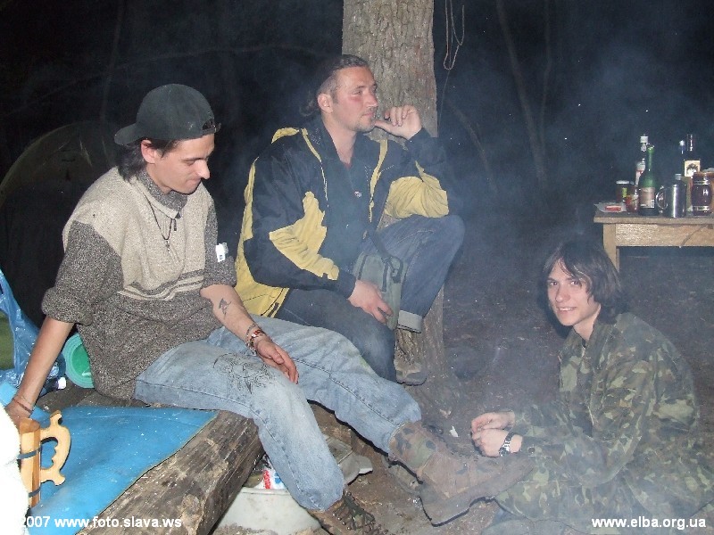 Украинская Эльба ночью